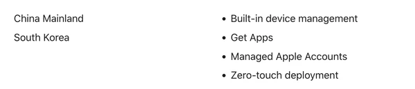 Apple Business-Ankündigung: Geräteverwaltung jetzt kostenlos – für mehr kleine und mittlere Unternehmen Apple商务发布:设备管理免费开放 赋能更多中小企业