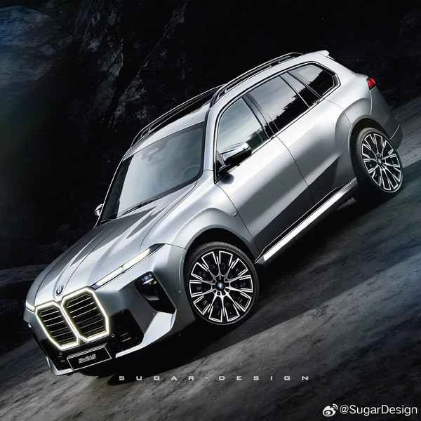 全新宝马X7外观长这样 法拉利FUV同款门把手 颜值如何？