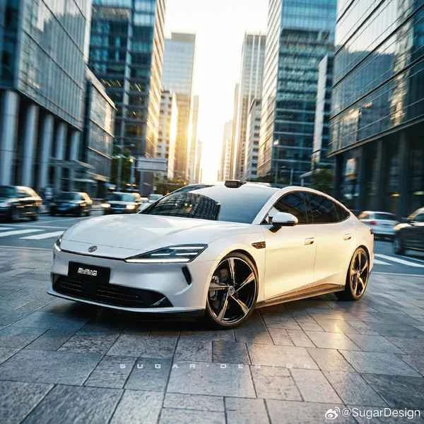 Ein erster Blick auf das Außendesign des MG G07 offenbart eine muskulöse Karosserie und den Einsatz von Lidar.