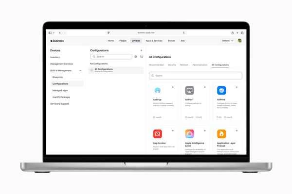 Apple Business-Ankündigung: Geräteverwaltung jetzt kostenlos – für mehr kleine und mittlere Unternehmen Apple商务发布:设备管理免费开放 赋能更多中小企业